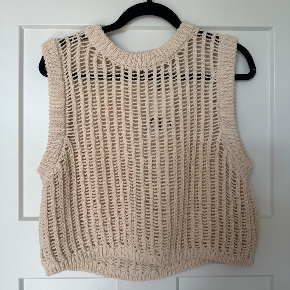 Zara crochet tank